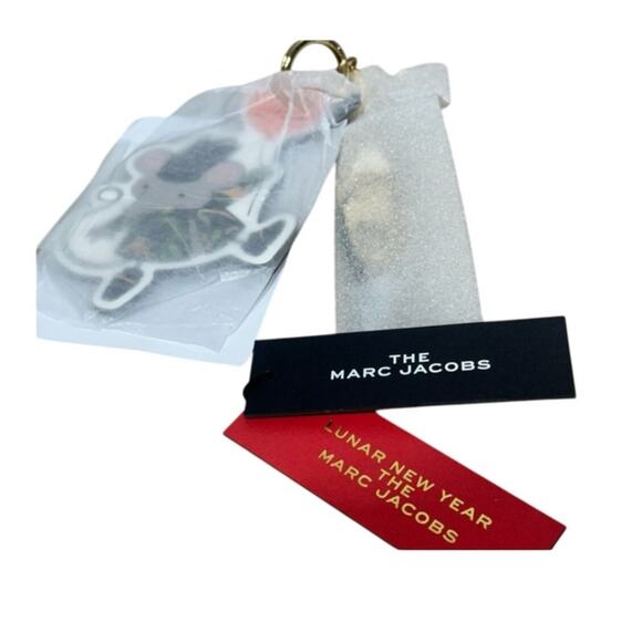 Marc Jacobs Black and Gold Bag charm /Key Holder - Picture 5 of 8